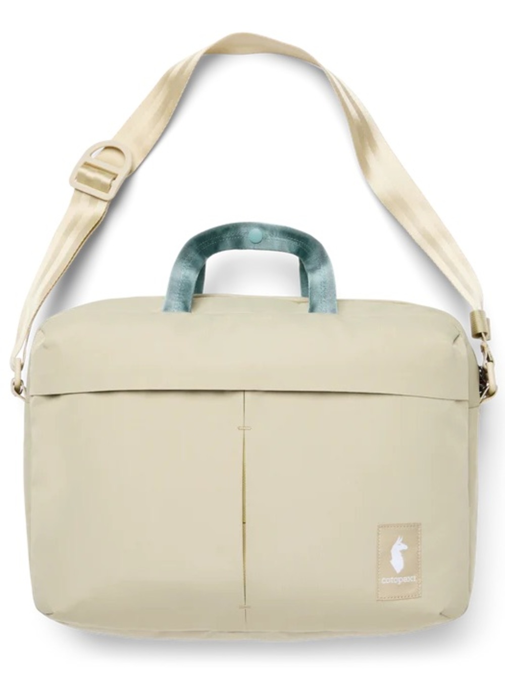 NWT cotopaxi Mente Messenger Bag in Grain with Teal Handle